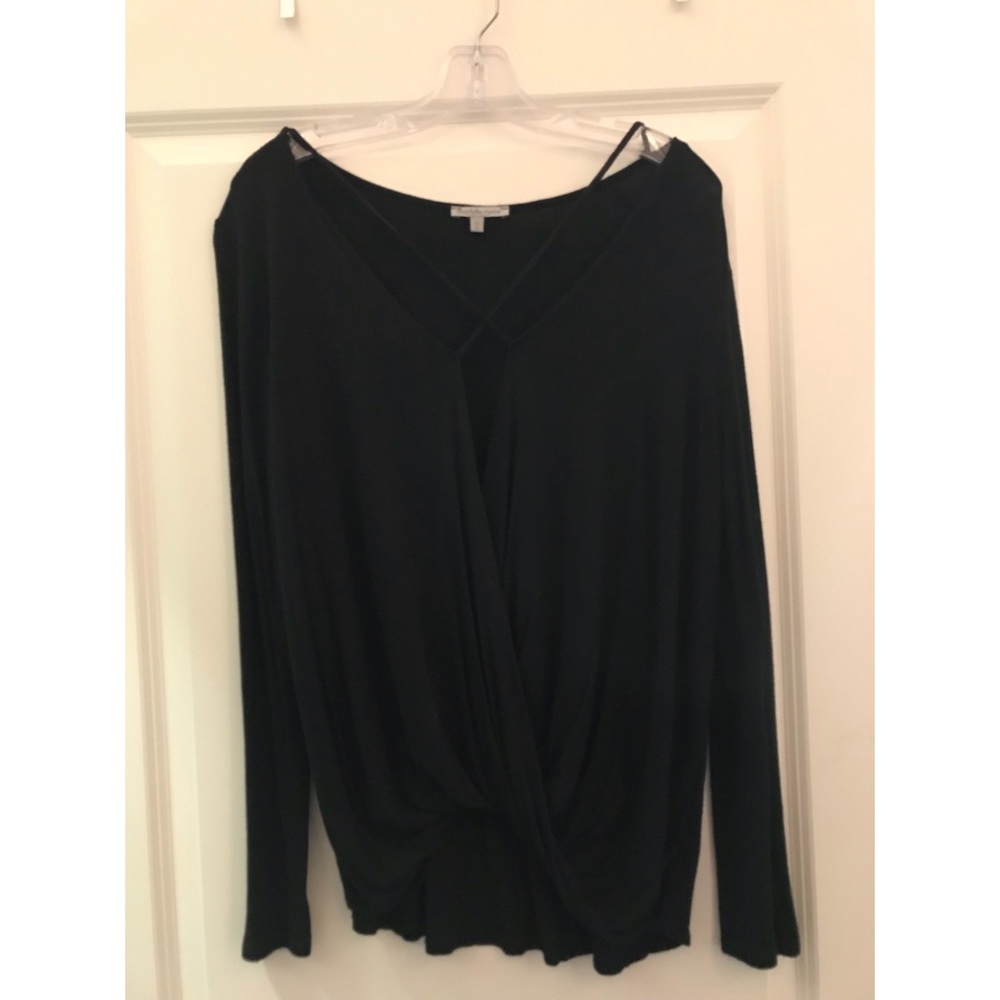 Long sleeve black top